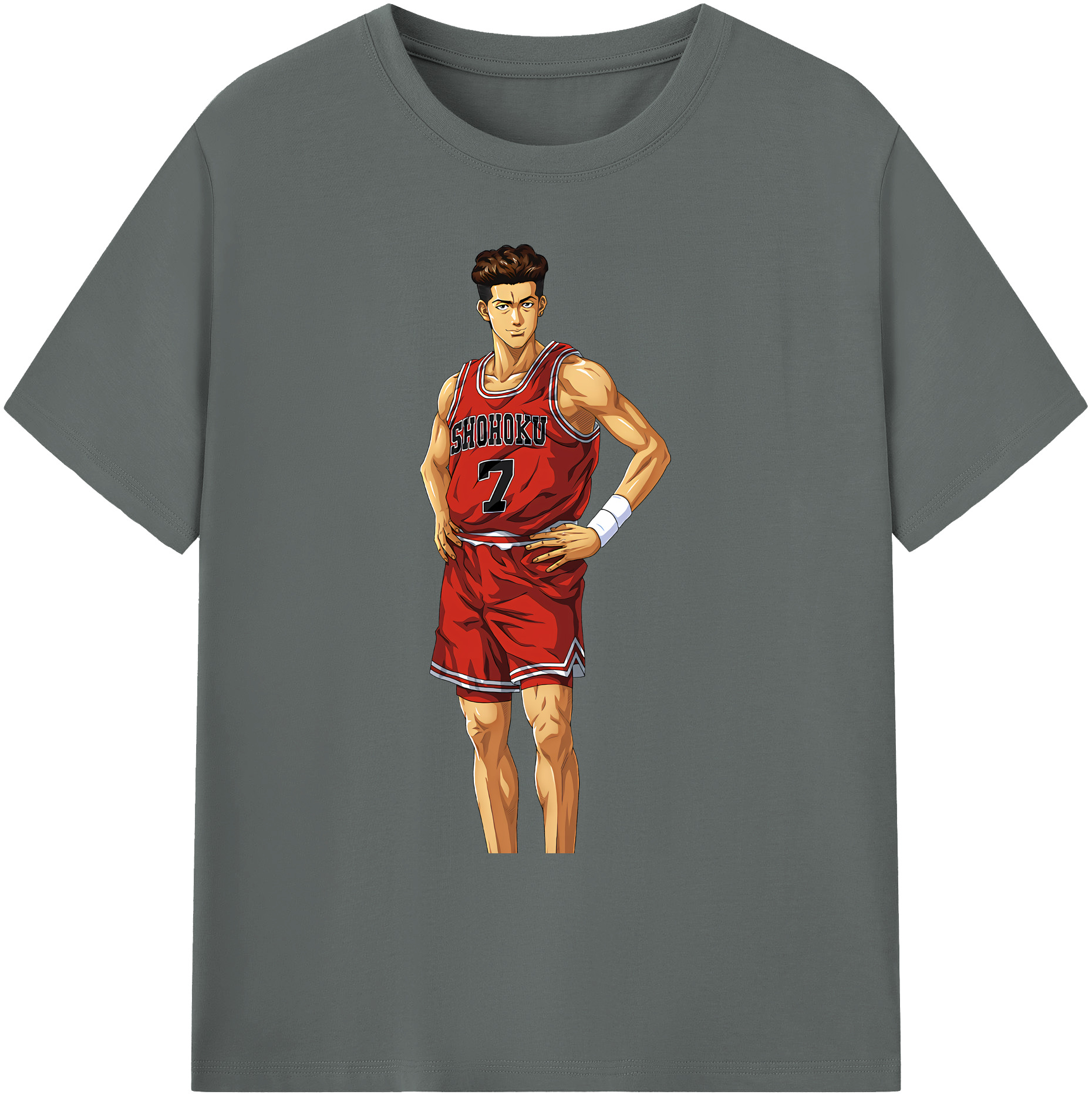（画像用） SLAM DUNK／スラムダンク 綿100％ メンズ半袖Tシャツ｜肌触りやわらか＆通気性